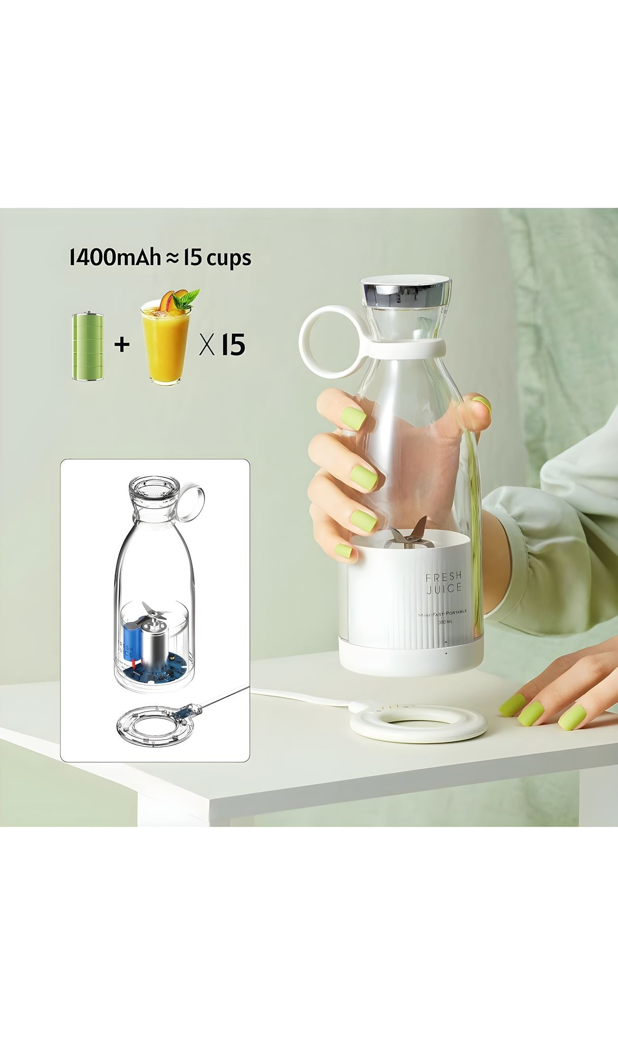 Fresh Juice Anytime, Anywhere!