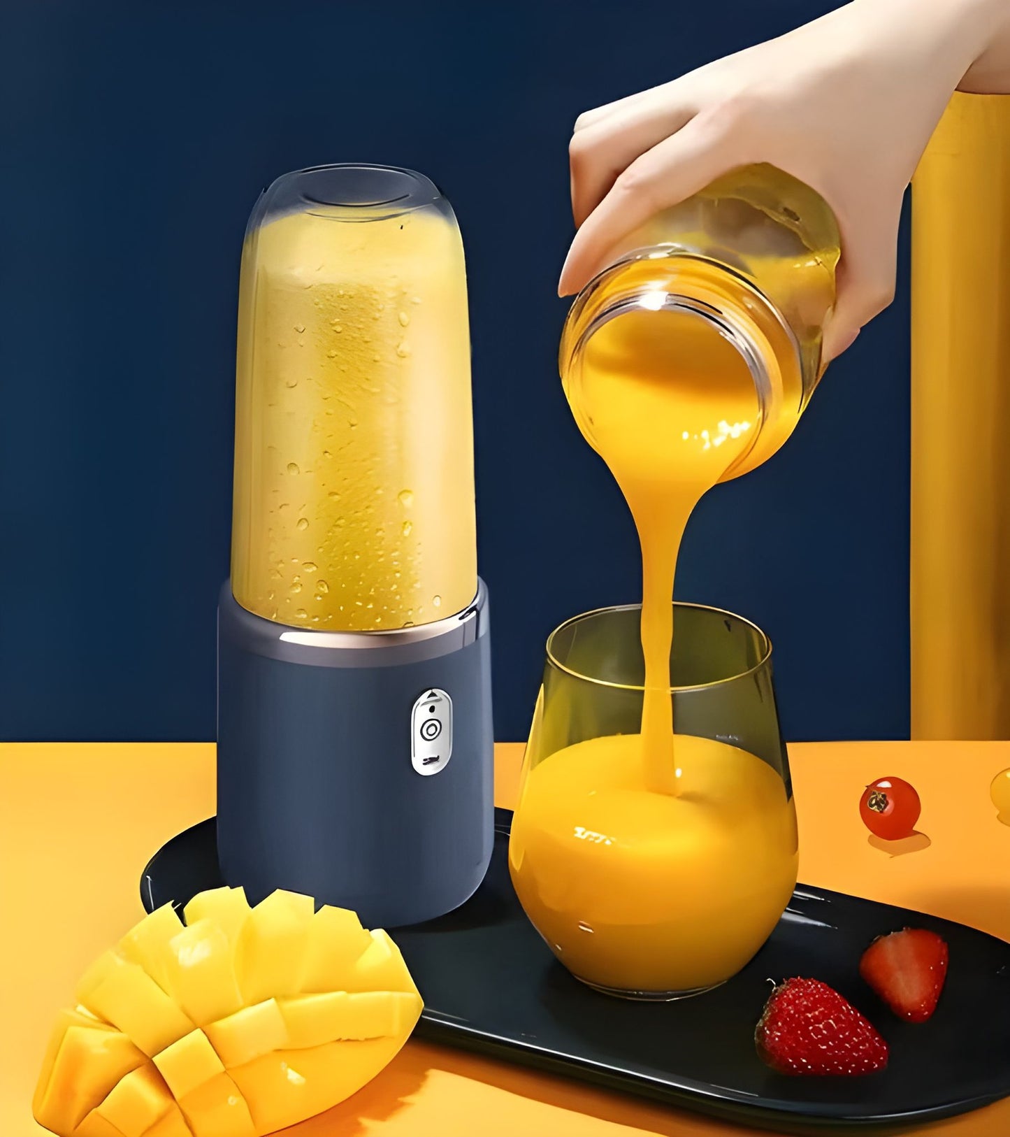 Portable Wireless Blender – Fresh Drinks Anytime, Anywhere!