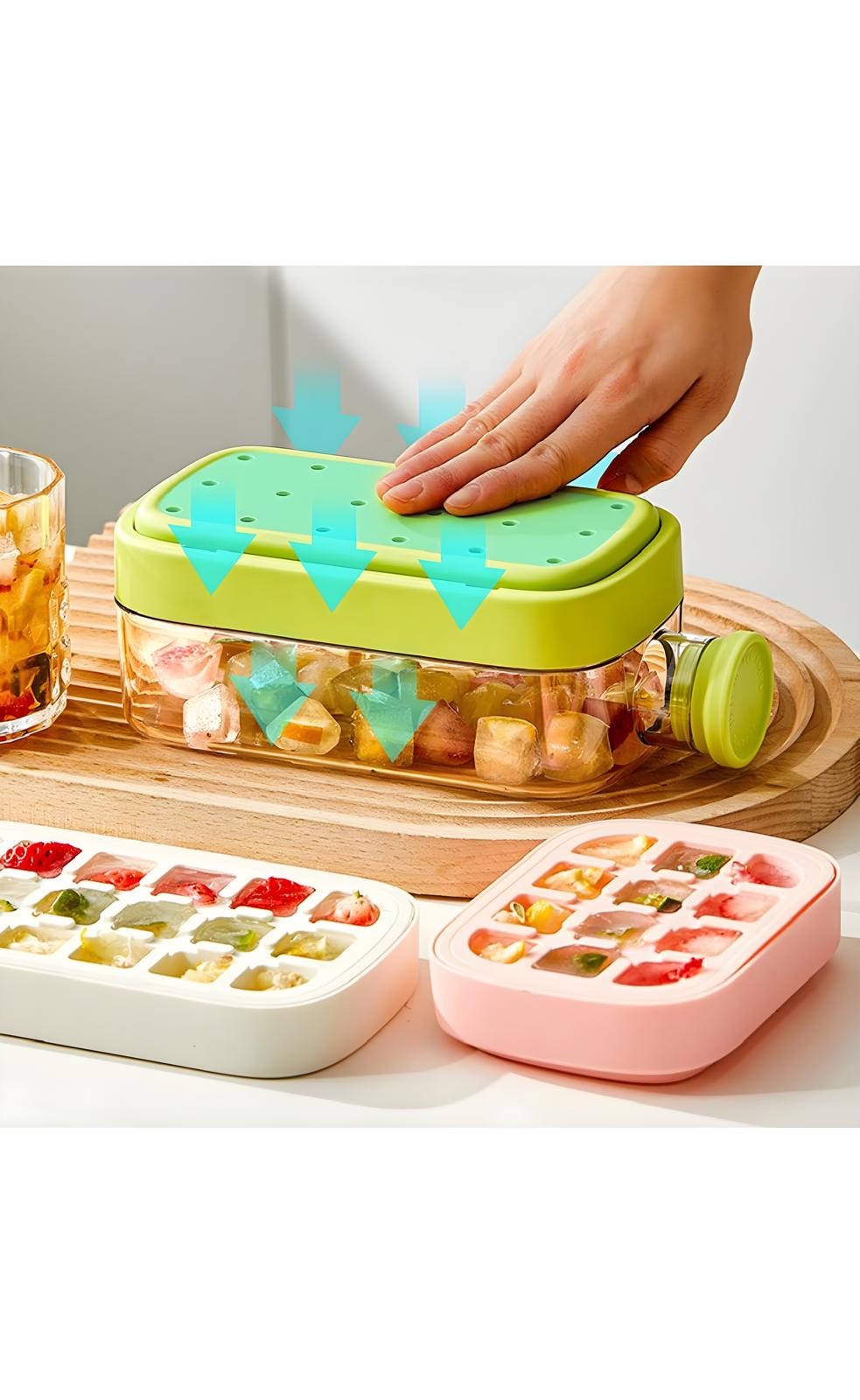 Portable Ice Cube Maker Bottle – 2-in-1 Ice Tray & Water Bottle