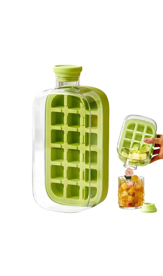 Portable Ice Cube Maker Bottle – 2-in-1 Ice Tray & Water Bottle